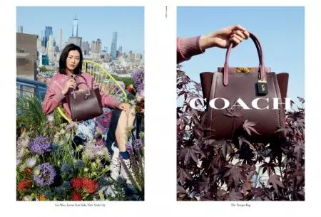 Liu Wen, Yara Shahidi prenen Nova York per a la campanya Coach Fall 2019