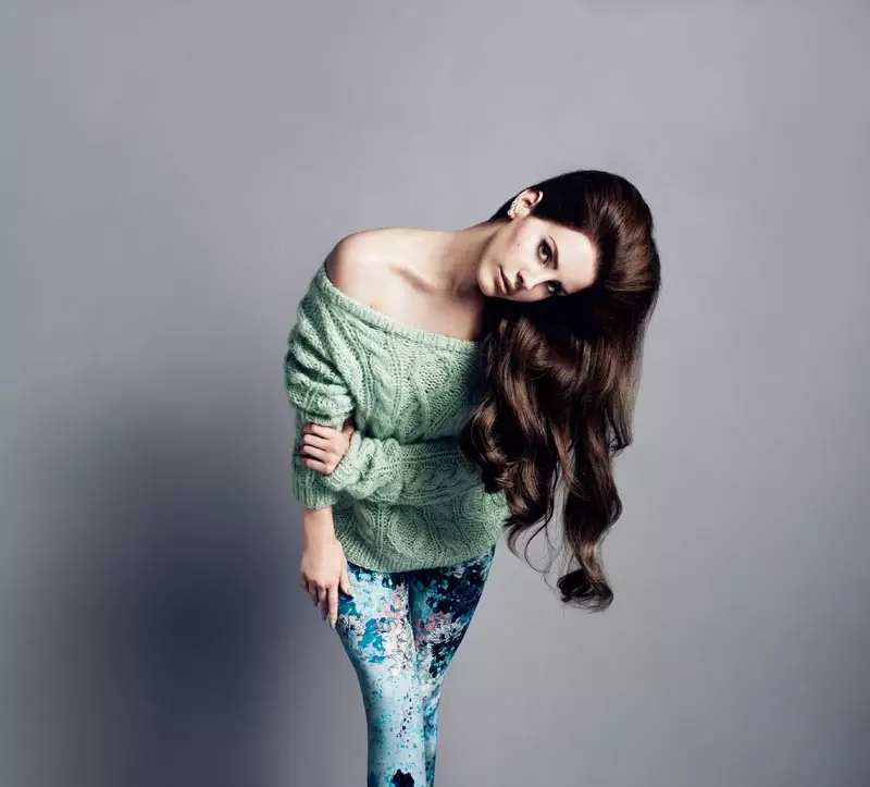 Lana del Rey na-edobe ya ụtọ maka mkpọsa H&M Fall 2012 nke Inez & Vinoodh