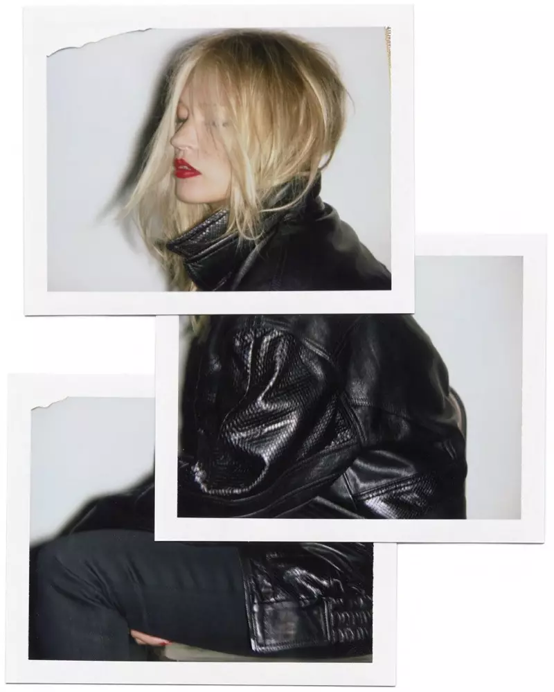 Kate Moss posa con estilos de Saint Laurent para Self Service