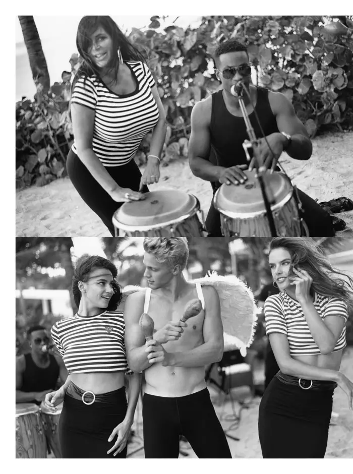 Alessandra Ambrosio và Irina Shayk đến Miami cùng Bruce Weber cho CR Fashion Book