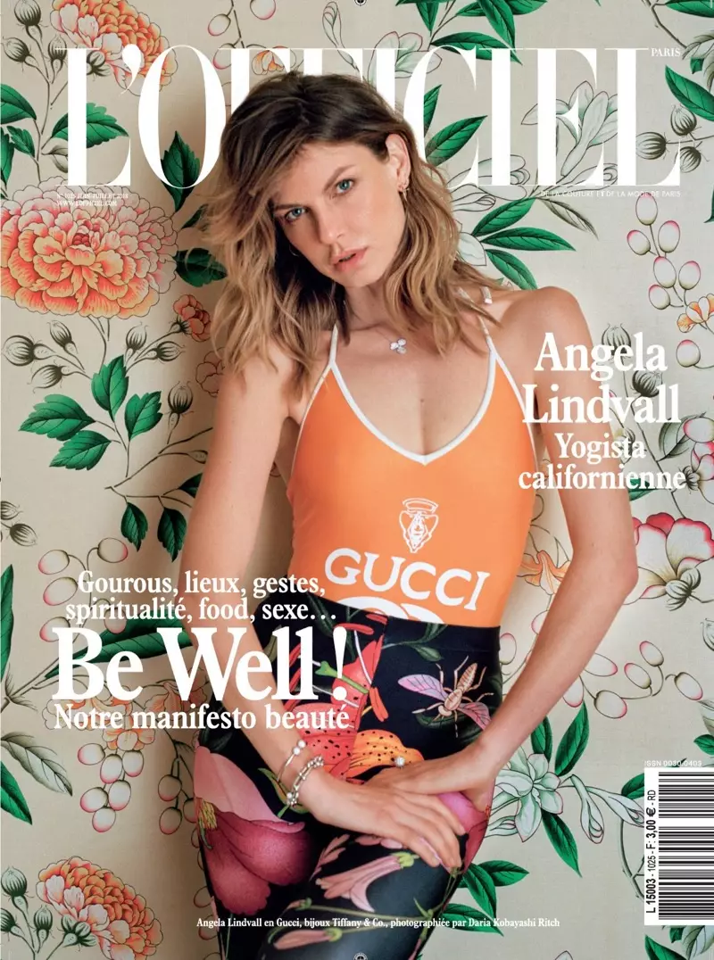 Angela Lindvall, L'Officiel Paris için Yaz Vibes Kanalları