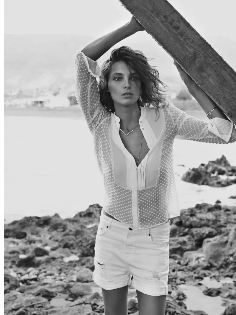 Mango의 2014년 봄 광고를 위한 Daria Werbowy의 더 많은 사진