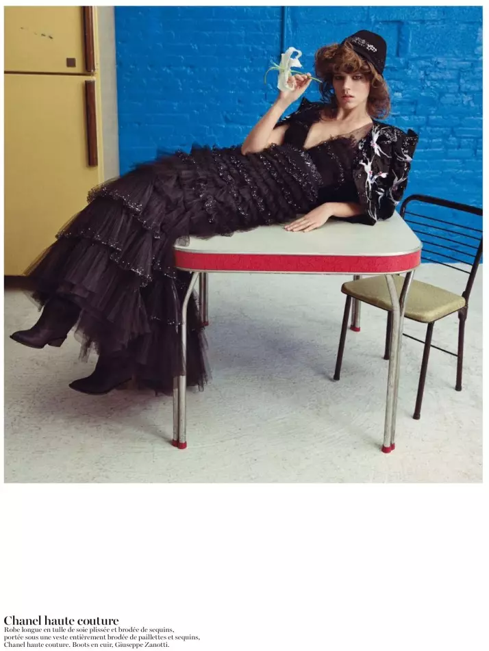 Freja Beha Erichsen is opwindend in Couture vir Vogue Parys Mei 2013 deur Inez & Vinoodh