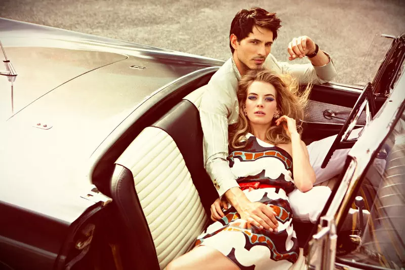 Julia Dunstall, Alexander Neumann a Vogue Hombre S/S 2011-hez