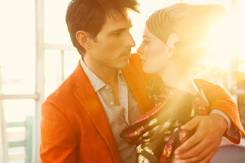 Julia Dunstall de Alexander Neumann para Vogue Hombre P/E 2011