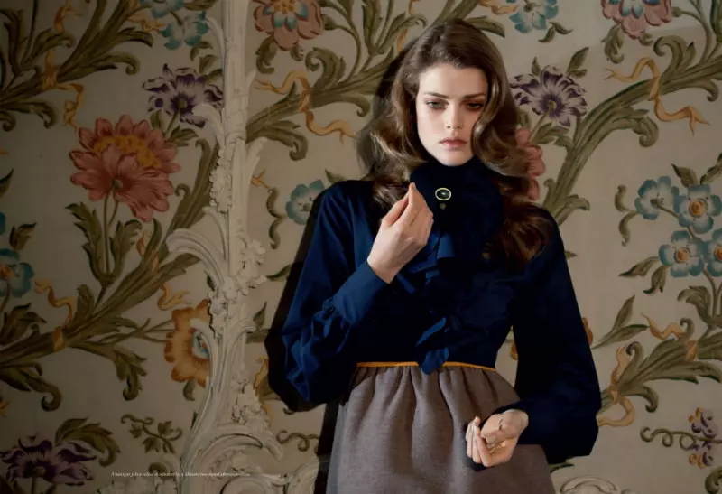 Julia Saner em Fendi por Camille Vivier para Gray #5