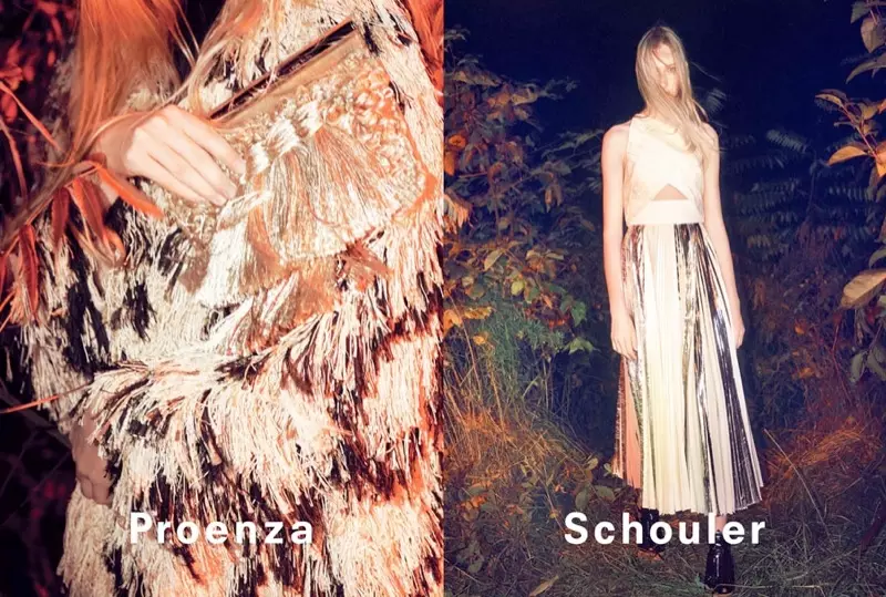 David Sims užfiksuoja Proenza Schouler 2014 m. pavasario/vasaros kampaniją