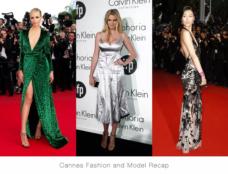 Lara Stone i Calvin Klein, Natasha Poly i Gucci, Liu Wen i Roberto Cavalli & More Model Style i Cannes