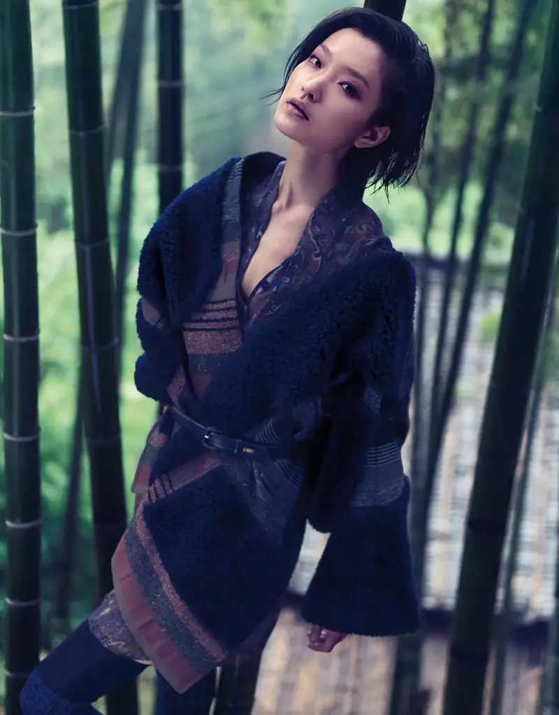 Du Juan oo uu qoray Stockton Johnson ee Vogue China Sebtembar 2011