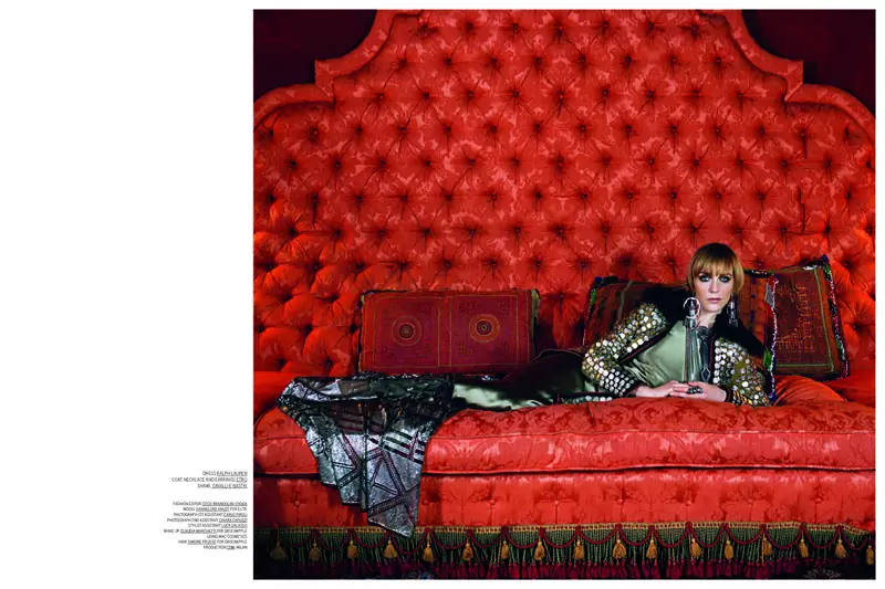 Hannelore Knuts por Leonora Hamill para Tar Magazine Outono/Inverno 2011