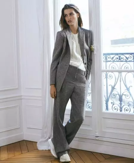 Luna Bijl Layers Up in Massimo Dutti 'Dans La Chambre' Collection