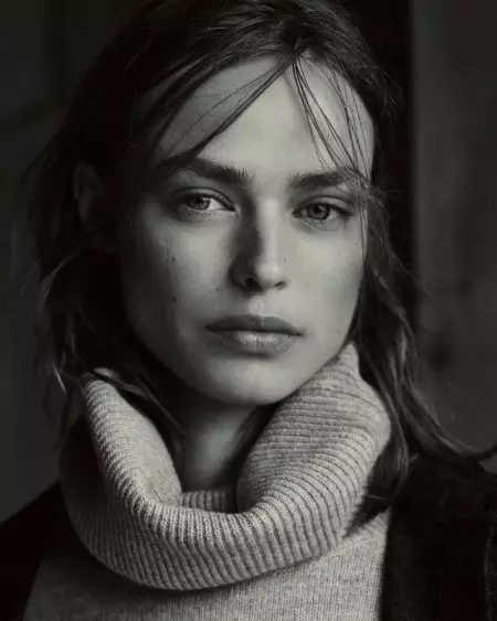 Birgit Kos ngagem Massimo Dutti urang Cozy Winter 2018 Koléksi