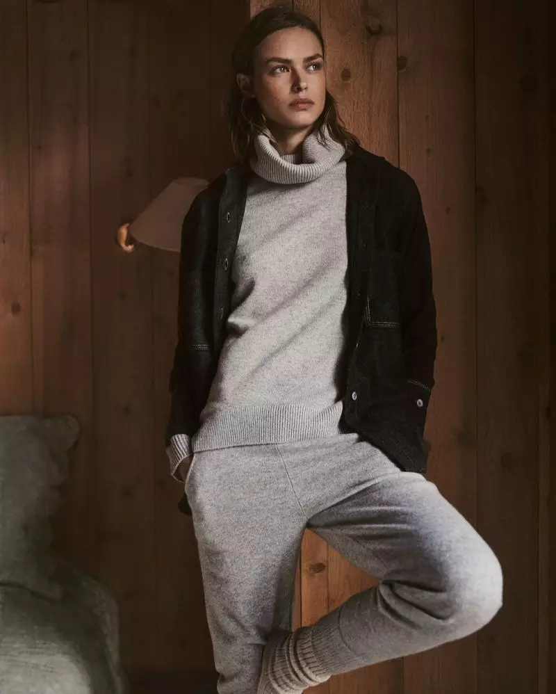 Birgit Kos lê lae op in Massimo Dutti Winter Horizons 2018-versameling