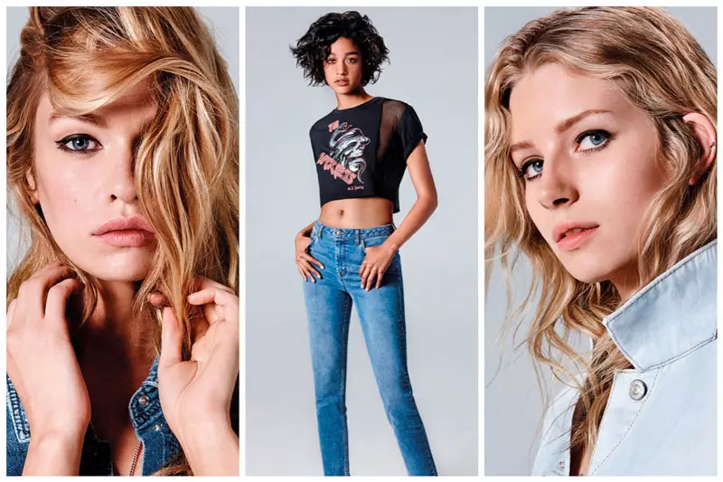 Frühjahrs-/Sommerkampagne 2017 von Topshop Jeans