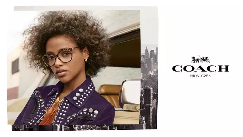 Coach Eyewear setzt Aya Jones für seine Herbst-Winter-Kampagne 2018 ein