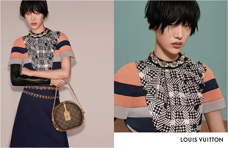 Сора Чой 2018 оны Louis Vuitton-ын намар-өвөл кампанит ажилд тоглосон