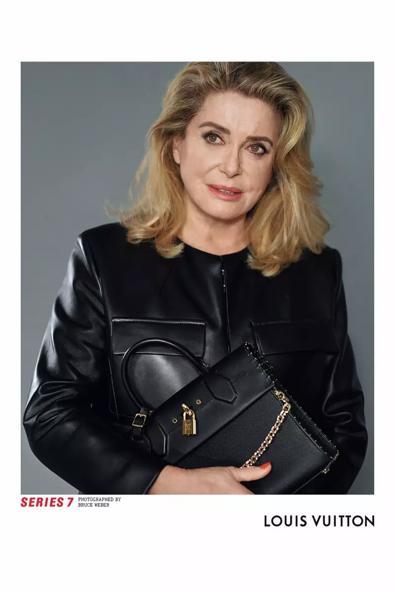 La actriz Catherine Deneuve encabeza la campaña publicitaria de otoño de 2017 de Louis Vuitton