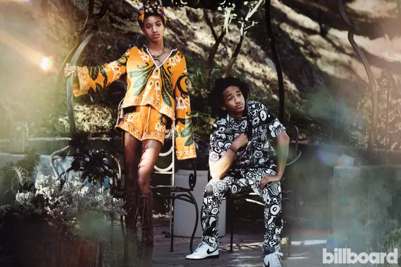 Willow Smith poseert met broer Jaden voor Billboard Magazine