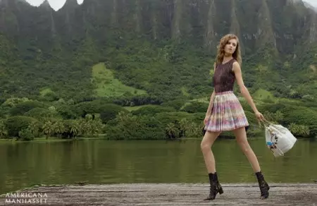 Lindsey Wixson es dirigeix a Hawaii per a la campanya de primavera d'Americana Manhasset