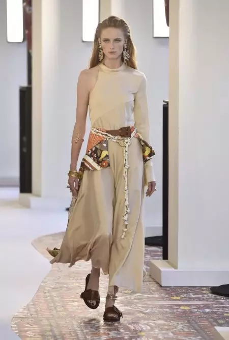 Chloe Channels Modern Hippie rau lub caij nplooj ntoos hlav 2019