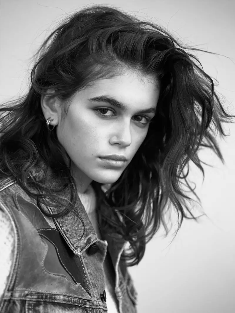 Kaia Gerber Rocks Casual Outfits for i-D