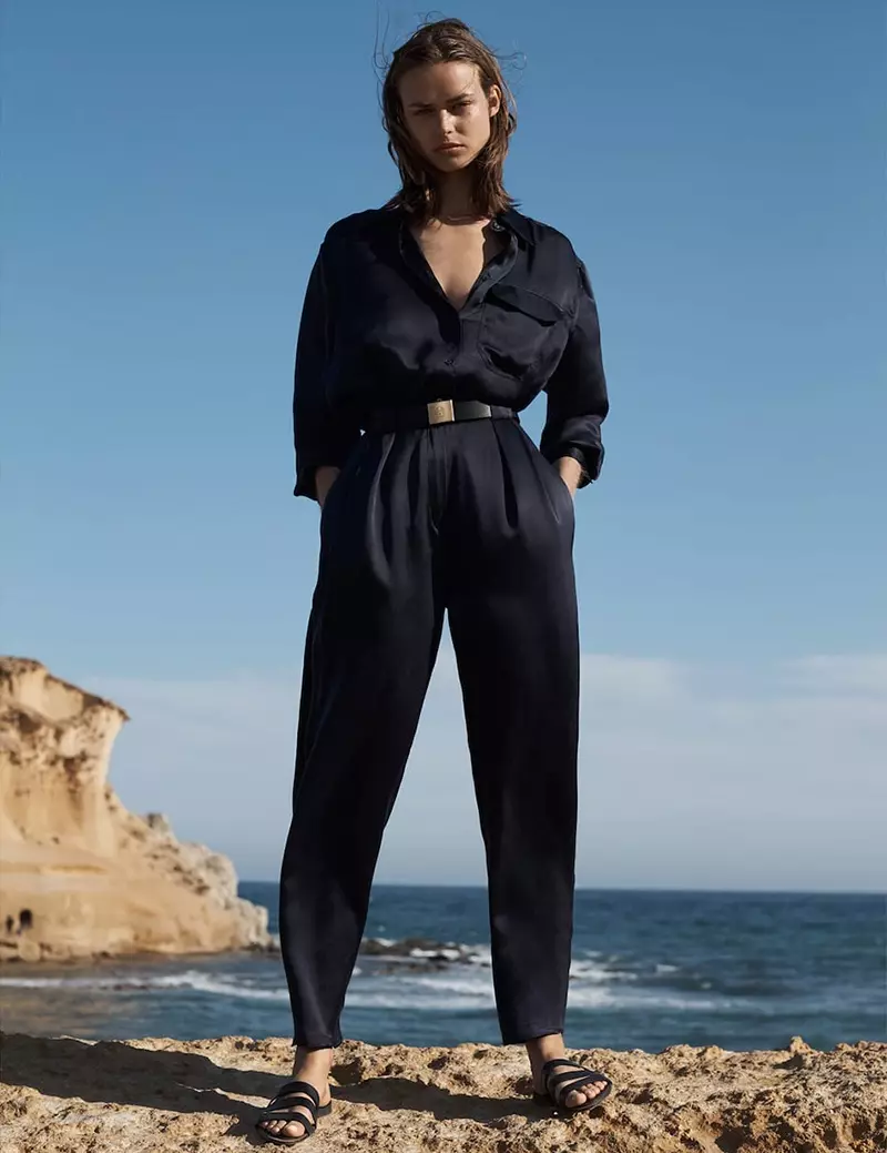 Qauv Birgit Kos poses hauv Massimo Dutti Limited Edition Volume II Collection