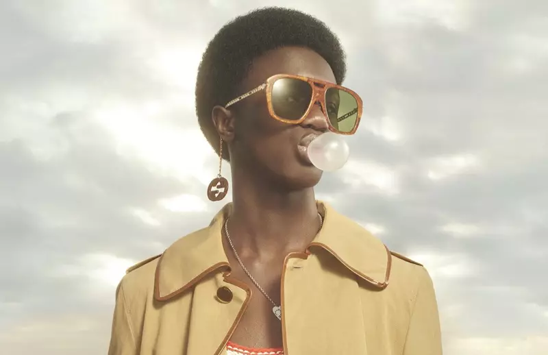 Η Gucci κοσμεί γυαλιά ηλίου με γούρια για τη συλλογή περιορισμένης έκδοσης άνοιξη-καλοκαίρι 2020.