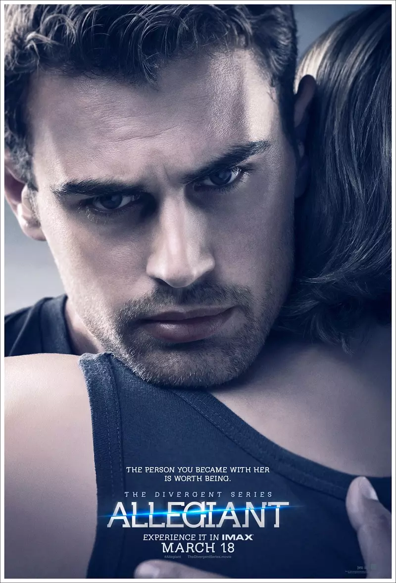 Theo James dina poster pilem Allegiant