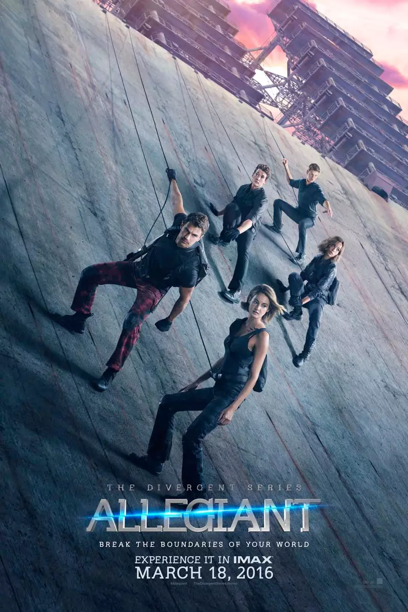 Allegiant Film Affiche mat Besetzung