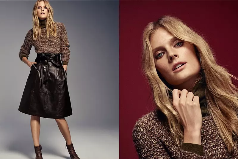 Hình ảnh từ lookbook mùa thu đông 2015 của Massimo Dutti