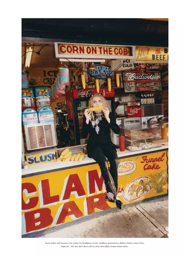 Cara Delevingne Tesplora Coney Island għal Russh #47 minn Tung Walsh