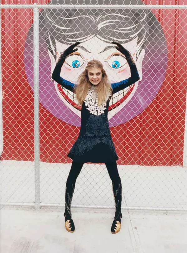 Cara Delevingne utforsker Coney Island for Russh #47 av Tung Walsh