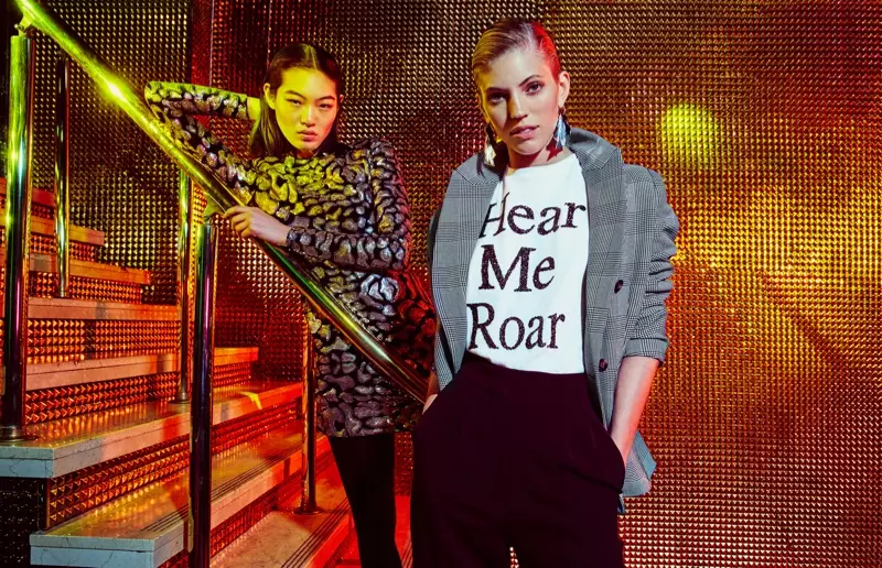 Chiharu Okunugi e Devon Windsor lideram a campanha de outono 2017 da H&M