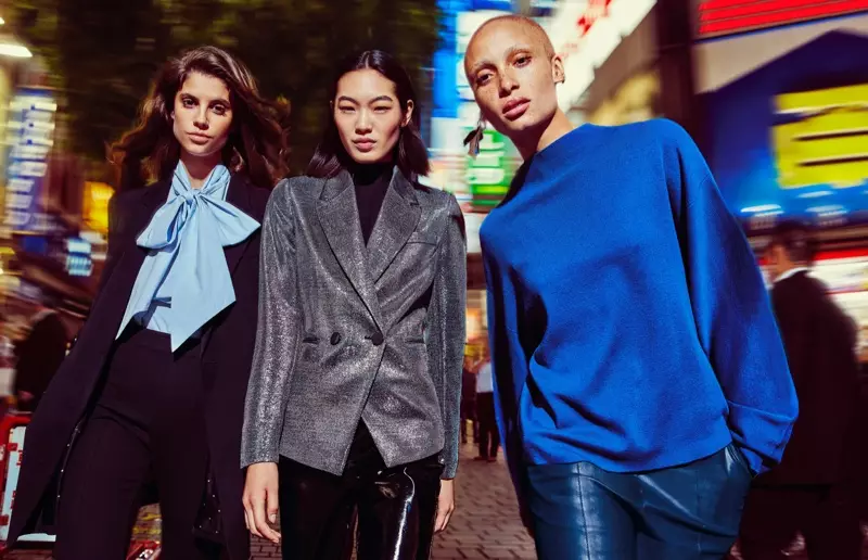 Antonina Petkovic, Chiharu Okunugi da Adwoa Aboah tauraro a cikin kamfen na H&M na kamfen 2017