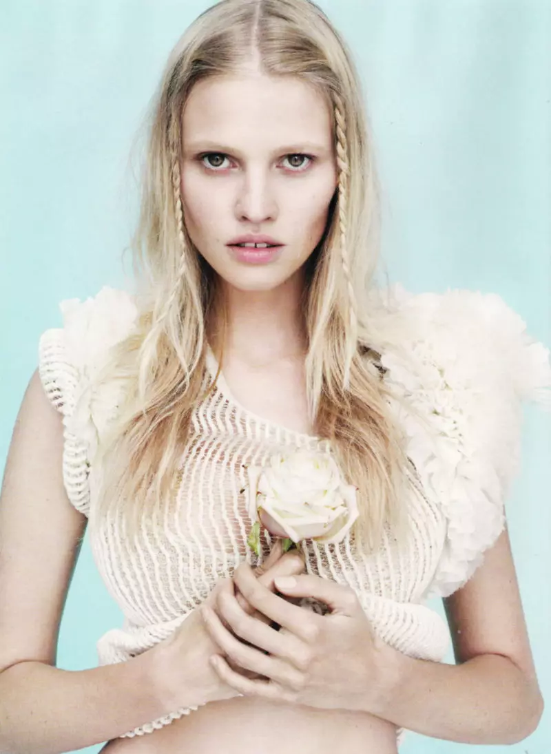 Lara Stone, Mariacarla Boscono i altres de Mert & Marcus per a LOVE #6