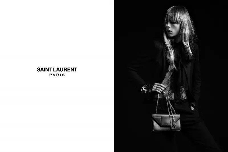 U-Edie Campbell Stars kumkhankaso we-Saint Laurent Spring 2013 ka-Hedi Slimaine