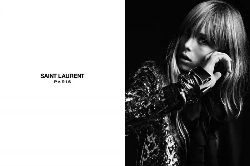 Edie Campbell Stars in the Saint Laurent Spring 2013 Campaign by Hedi Slimaine