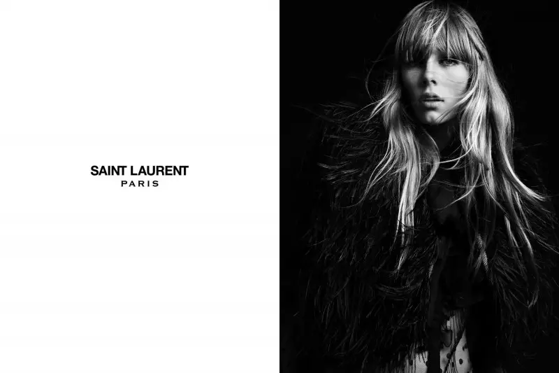 Edie Campbell 出演 Hedi Slimaine 的 Saint Laurent 2013 春季廣告大片