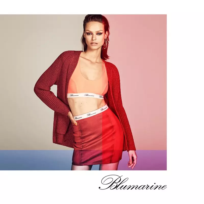 Birgit Kos นำแสดงในแคมเปญ Blumarine ฤดูใบไม้ผลิ-ฤดูร้อนปี 2019