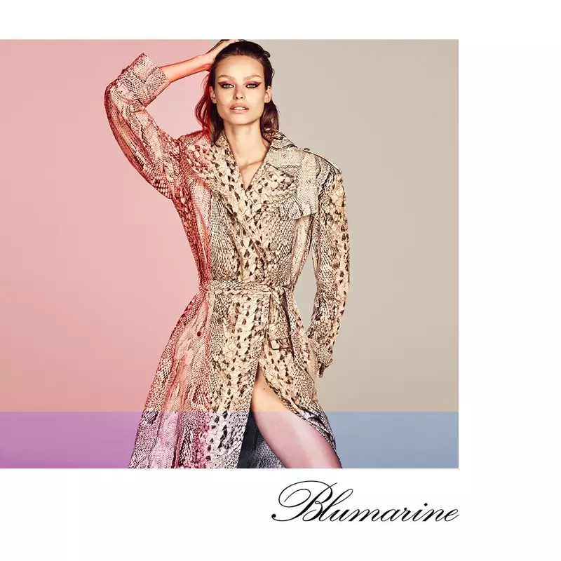 Биргит Кос 2019 жылғы көктемгі-жазғы Blumarine науқанында