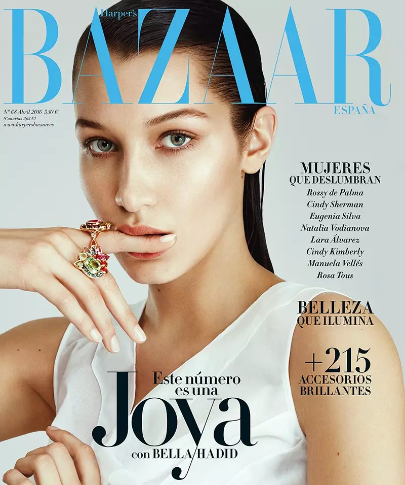 Η Bella Hadid Sparkles στο Jewelry Story για το BAZAAR Spain