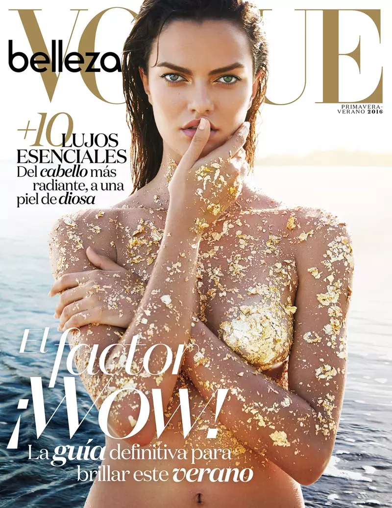 Barbara Fialho แสดงในนิตยสาร Vogue Mexico ฉบับเดือนเมษายน