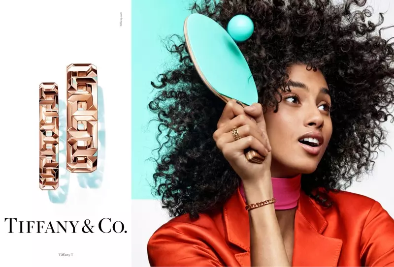 Imaan Hammam jiffronta l-kampanja tar-rebbiegħa-sajf 2019 Tiffany & Co