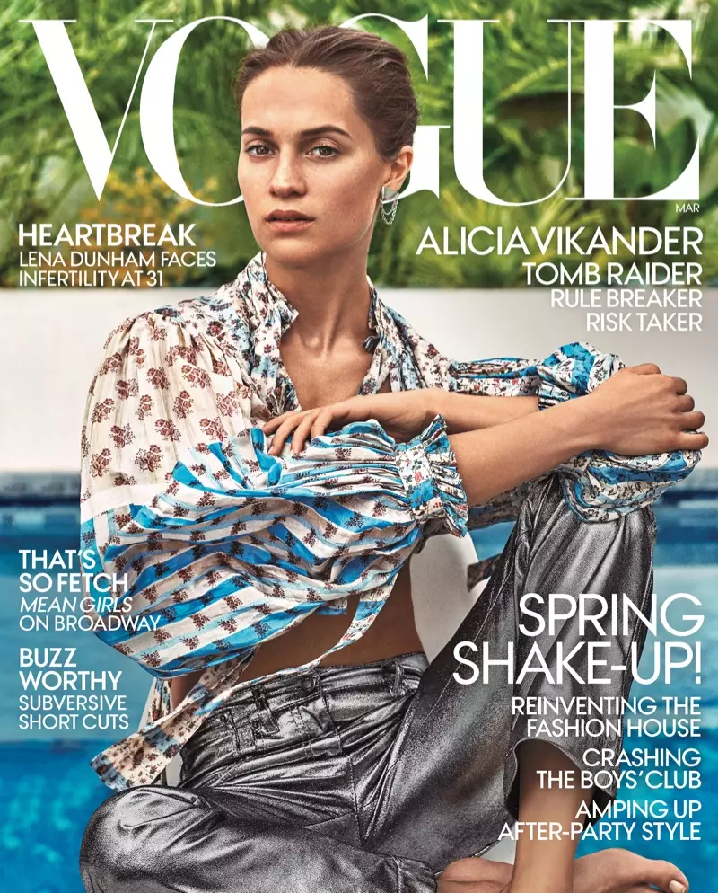 Alicia Vikander | VOGUE Magazin | ožujak 2018 | Fotografiranje naslovnice