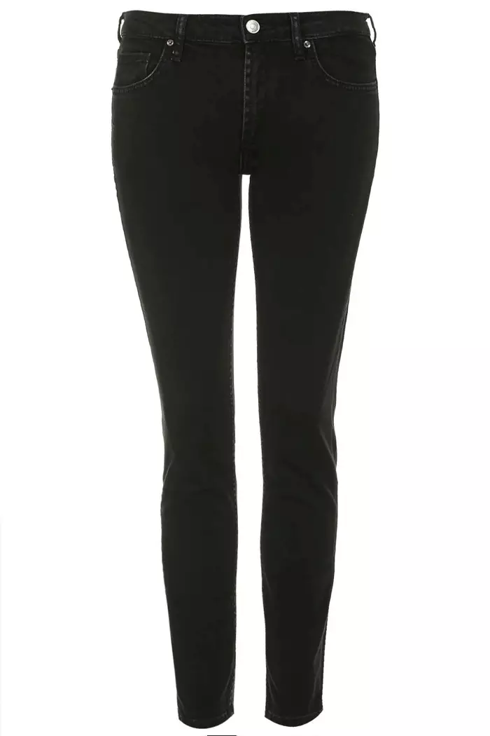 Topshop Baxter Schwarze Jeans mit schmalem Bein