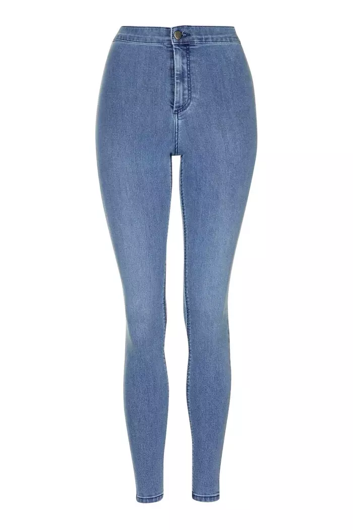 Topshop Joni Seluar Jeans Kurus Pinggang Tinggi