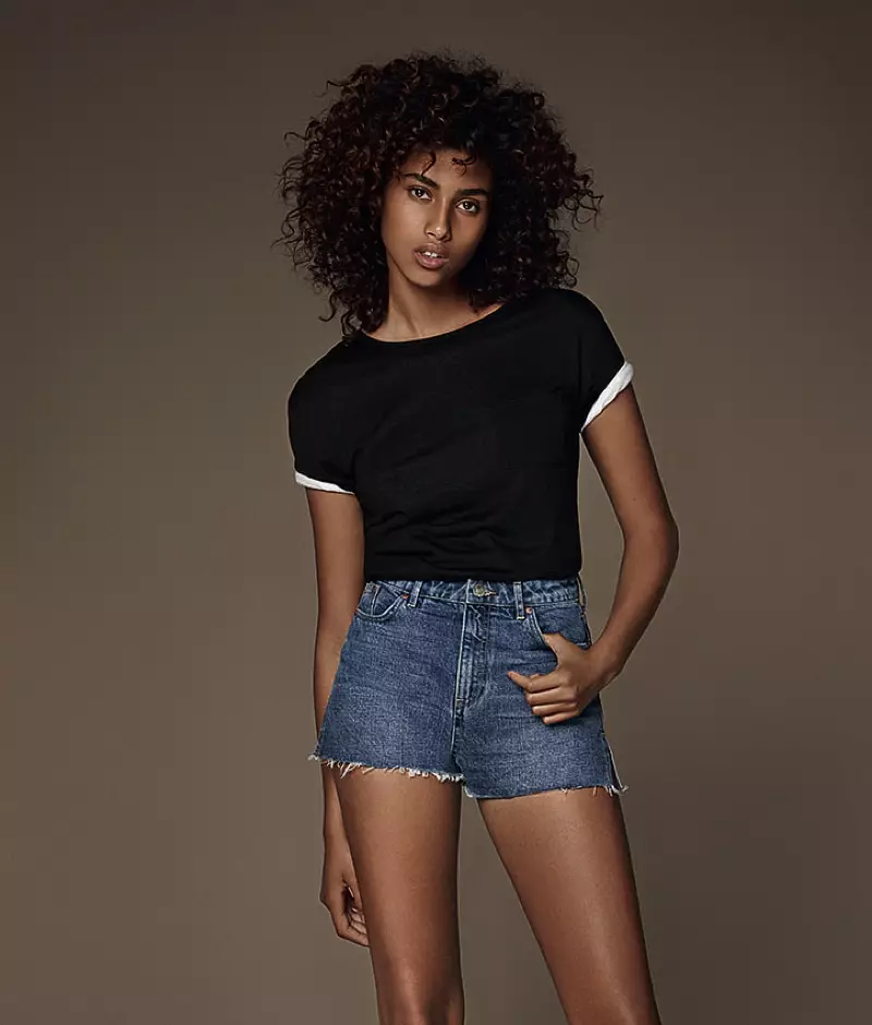 Imaan Hammam è la protagonista della campagna denim primavera 2016 di Topshop