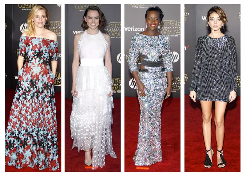 'Star Wars: The Force Awakens' LA Premiere Style: Lupita Nyong'o, Daisy Ridley + Zvimwe