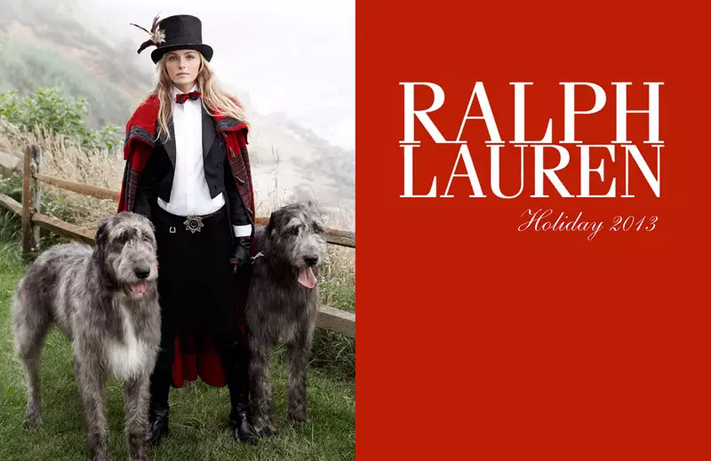 ვალენტინა ზელიაევა ვარსკვლავები Ralph Lauren Holiday 2013 რეკლამებში