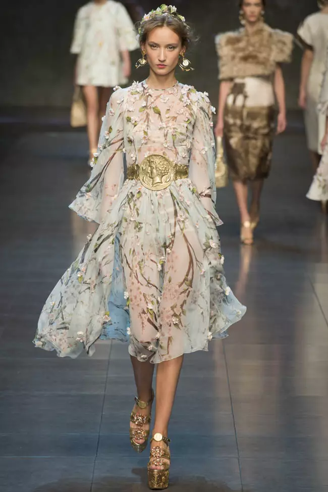 Dolce & Gabbana Spring 2014 | Minggu Fesyen Milan